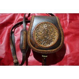 Tulipános bőrtáska /4005/