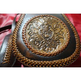 Tulipános bőrtáska /4005/