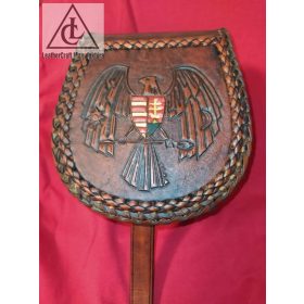 Sas motívummal diszített tarsoly /03016/