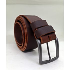   Baggom Héliosz bivalybőr öv barna 4 cm széles 040HELIVANEBAR003