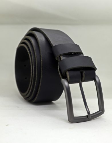 Baggom Héliosz bivalybőr öv fekete 4 cm széles 040HELIVANEFEK001