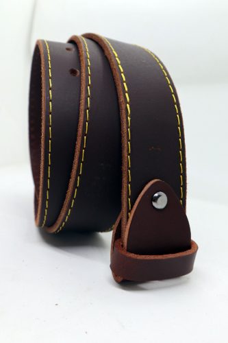 Baggom barna bivalybőr öv, 4 cm széles, csat nélkül 12001BS