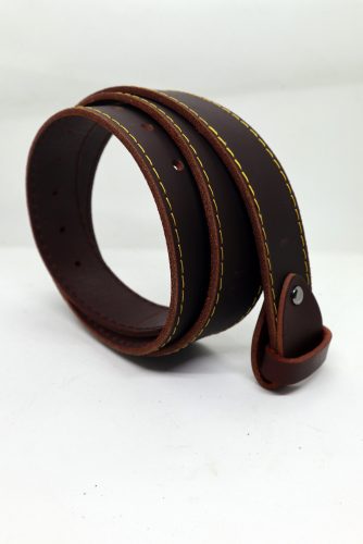 Baggom barna bivalybőr öv, 4 cm széles, csat nélkül 12001BS