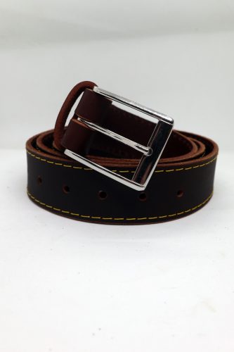 Baggom Héphaisztosz barna bivalybőr öv, 4 cm széles 12002BS