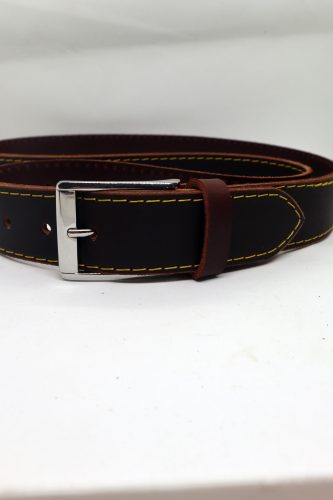 Baggom Héphaisztosz barna bivalybőr öv, 4 cm széles 12002BS