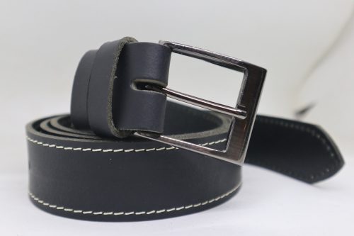 Baggom Héraklész bivalybőr öv fekete 4 cm széles 120060HERF