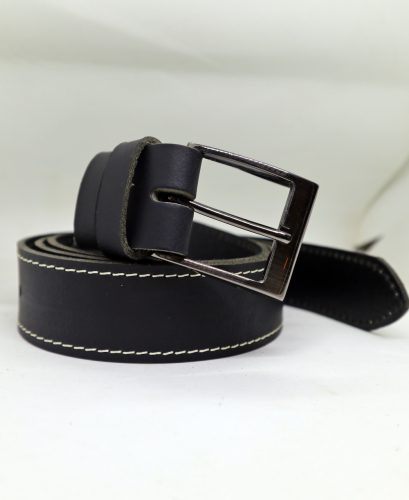 Baggom Héraklész bivalybőr öv fekete 4 cm széles 120060HERF