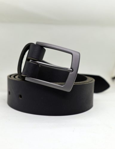 Baggom Aphrodité fekete bivalybőr öv 4 cm széles 120069APHF