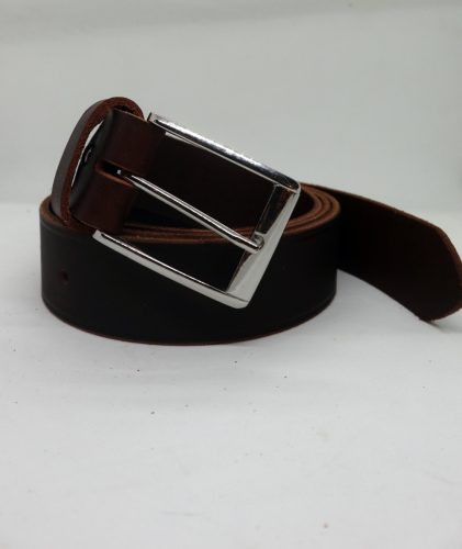 Baggom Héphaisztosz barna bivalybőr öv, 4 cm széles 12017B