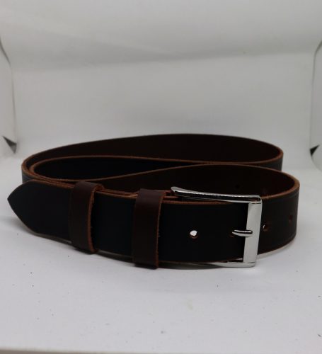 Baggom Héphaisztosz barna bivalybőr öv, 4 cm széles 12017B