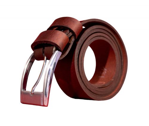 Baggom Héphaisztosz barna bivalybőr öv, 4 cm széles 12017B