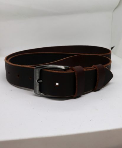 Baggom Poszeidón barna bivalybőr öv, 4 cm széles 12018B