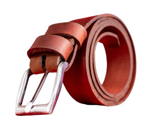 Baggom Poszeidón barna bivalybőr öv, 4 cm széles 12018B