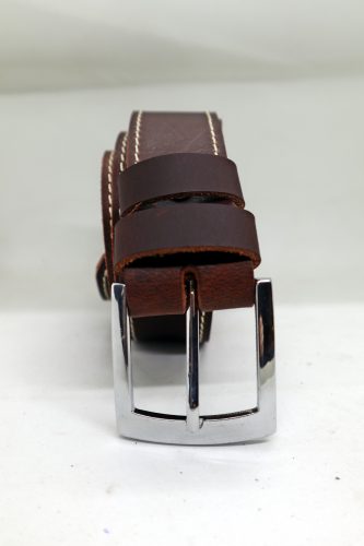 Baggom Hermész kék bivalybőr öv, 4 cm széles 12066KB